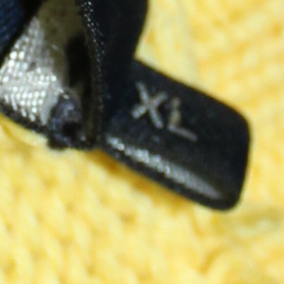 Ralph Lauren Sport V- neck 100% Cotton knit yellow Sweater size XL - Picture 8 of 9